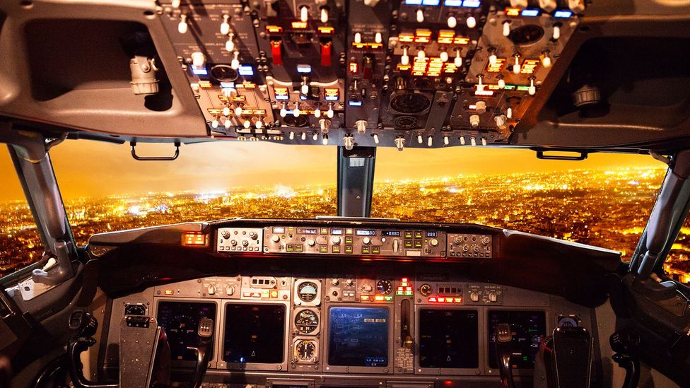 cockpit, airplane, aviation